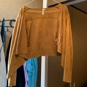 Suede Fringe Jacket